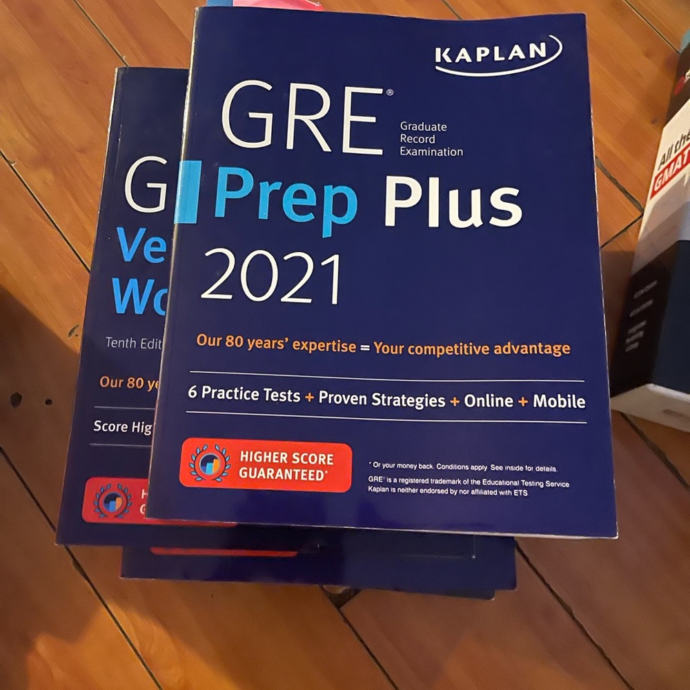 Kaplan GRE Prep Plus 2021 in Blue